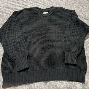 Women’s Chunky Black Sweater